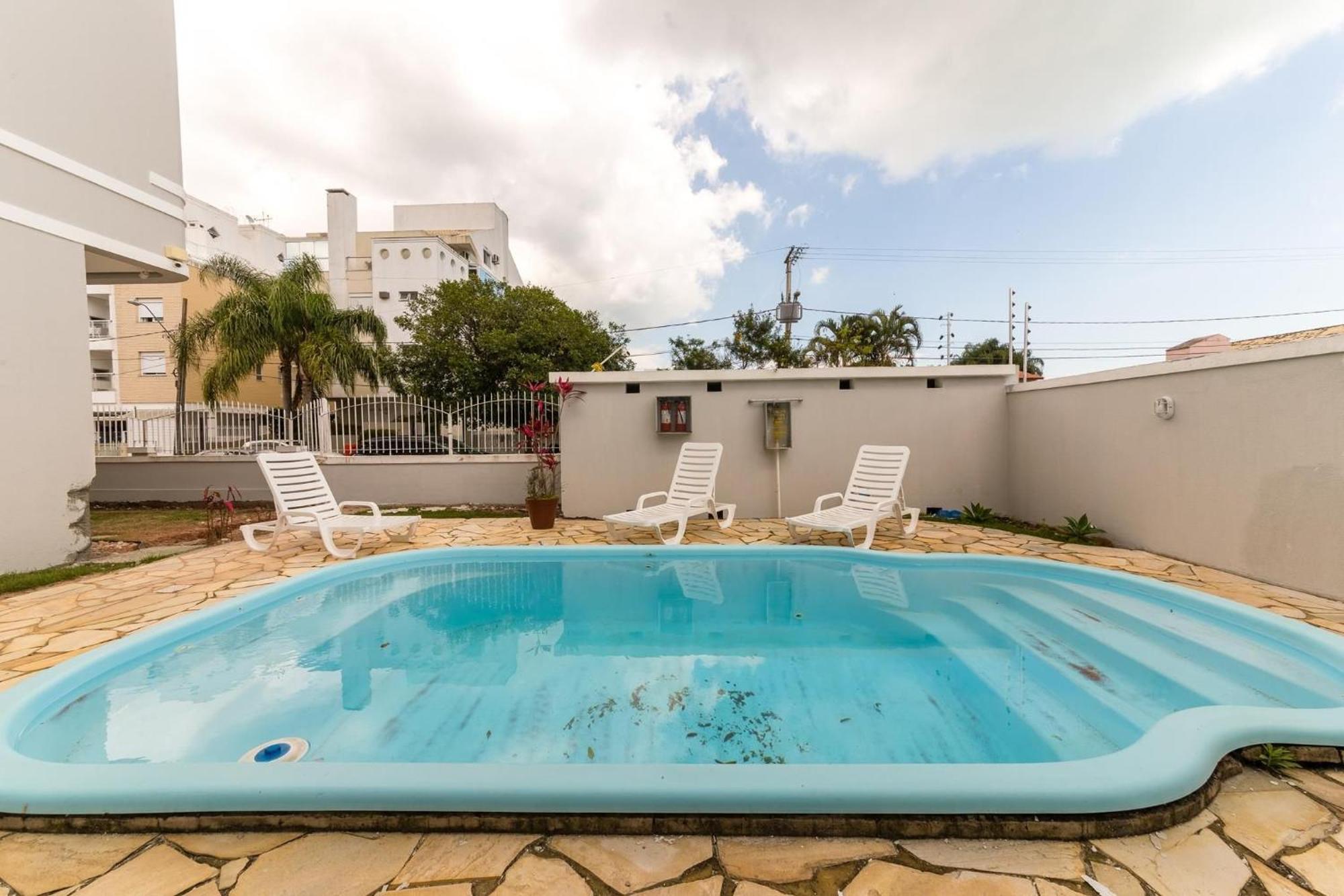 Belo Apto C/ Piscina Em Jurere 800M Do Mar Chr101 Apartment Florianopolis Exterior photo
