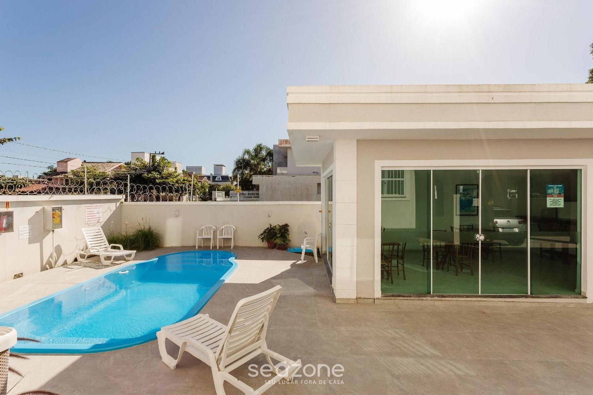 Belo Apto C/ Piscina Em Jurere 800M Do Mar Chr101 Apartment Florianopolis Exterior photo