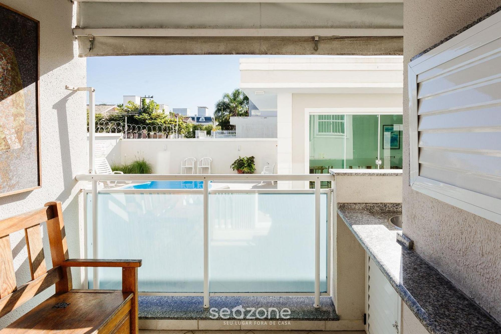Belo Apto C/ Piscina Em Jurere 800M Do Mar Chr101 Apartment Florianopolis Exterior photo